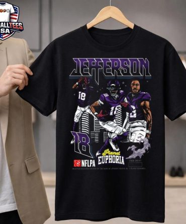 Justin Jefferson Minnesota Vikings Nflpa 2026 Unisex Shirt