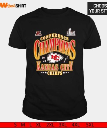Kansas City Chiefs Afc Champions Right Side Draw Football Shirt
