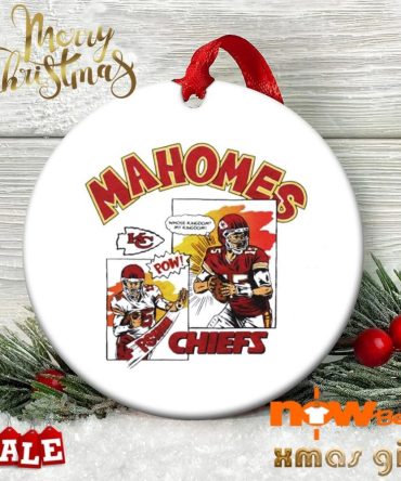 Kansas City Chiefs Comic Book Patrick Mahomes Ornament