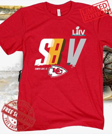 Kansas City Chiefs Nike Super Bowl Lv Bound Team Logo Tshirt