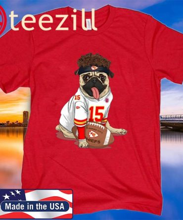 Kansas City Football Pug Mahomes Chiefs Shirt