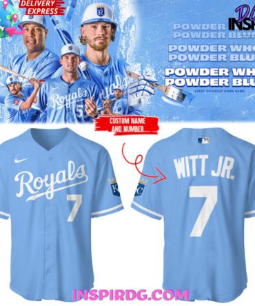 Kansas City Royals Baseball Powder Blue 2025 Jersey