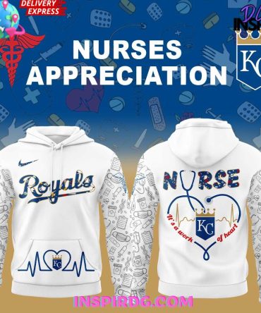 Nurses Appreciation Hoodie - Kc Royals Design - Perfect Gift For Healthcare Heroes