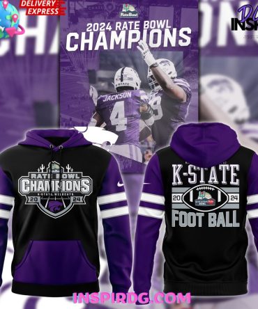 Kansas State Wildcats Rate Bowl Champions 2024 All Over Print Hoodie, 3D Hoodie