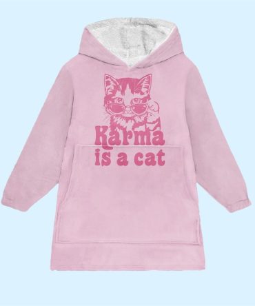 Karmas Cat Blanket Hoodie
