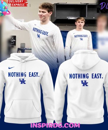 Kentucky Wildcats Basketball Nothing Easy Special All Over Print Hoodie, 3D Hoodie