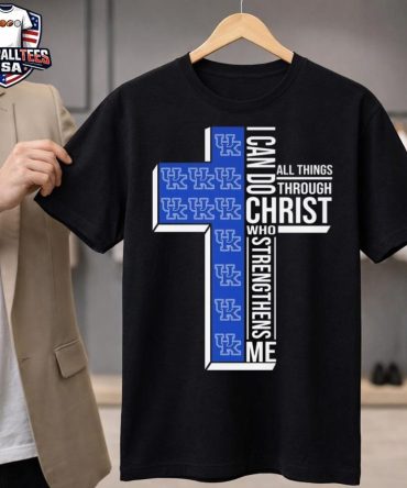 Kentucky Wildcats I Can Do All Things Through Christ Who Strengthens Me Cross 2026 Unisex Shirt