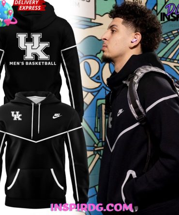 Kentucky Wildcats Men’S Basketball Nike Black All Over Print Hoodie, 3D Hoodie