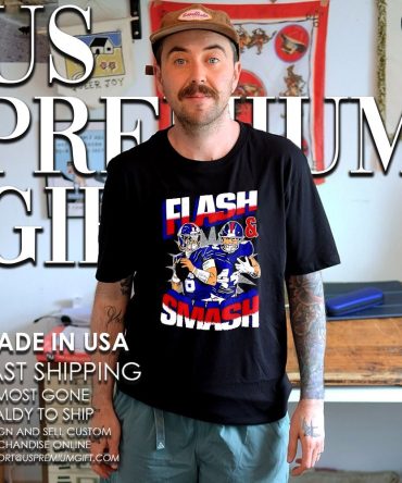 Jaxson Dart And Cam Skatteb Flash And Smash Buffalo Bills Football 2025 Nfl Shirt