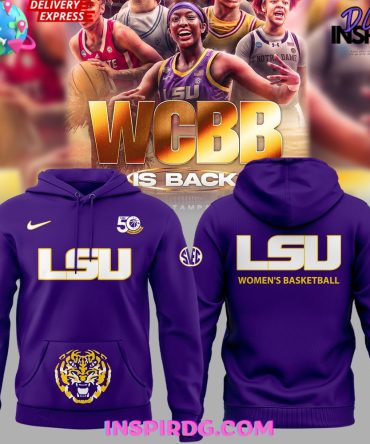 Lsu Women’S Basketball 50Th Anniversary Purple Hoodie