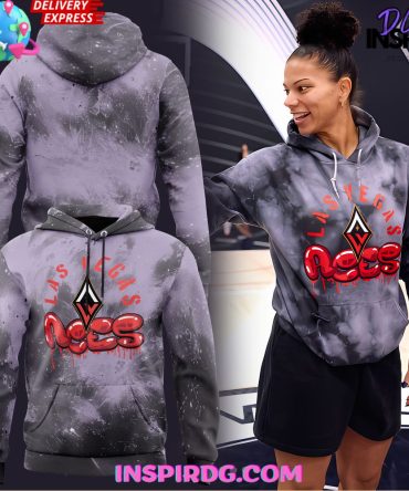 Las Vegas Aces Wnba 2025 Tie-Dye All Over Print Hoodie, 3D Hoodie