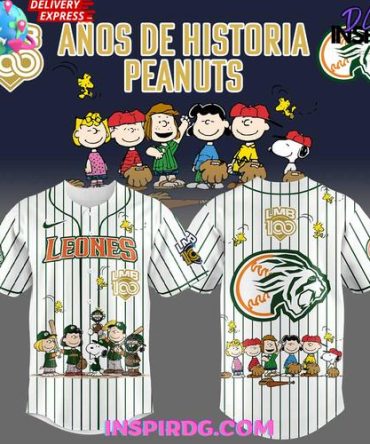Leones Peanuts 100 Years Lmb Edition Baseball Jersey
