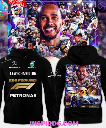 Lewis Hamilton 200 Podiums Commemorative F1 Hoodie