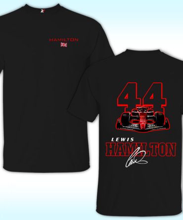 Lewis Hamilton Shirt With Signature For Fans