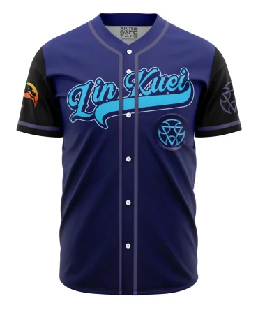 Lin Kuei Sub-Zero Mortal Kombat Baseball Jersey