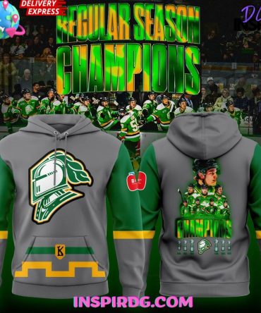 London Knights X Midwest Division Champions 2025 All Over Print Hoodie, 3D Hoodie