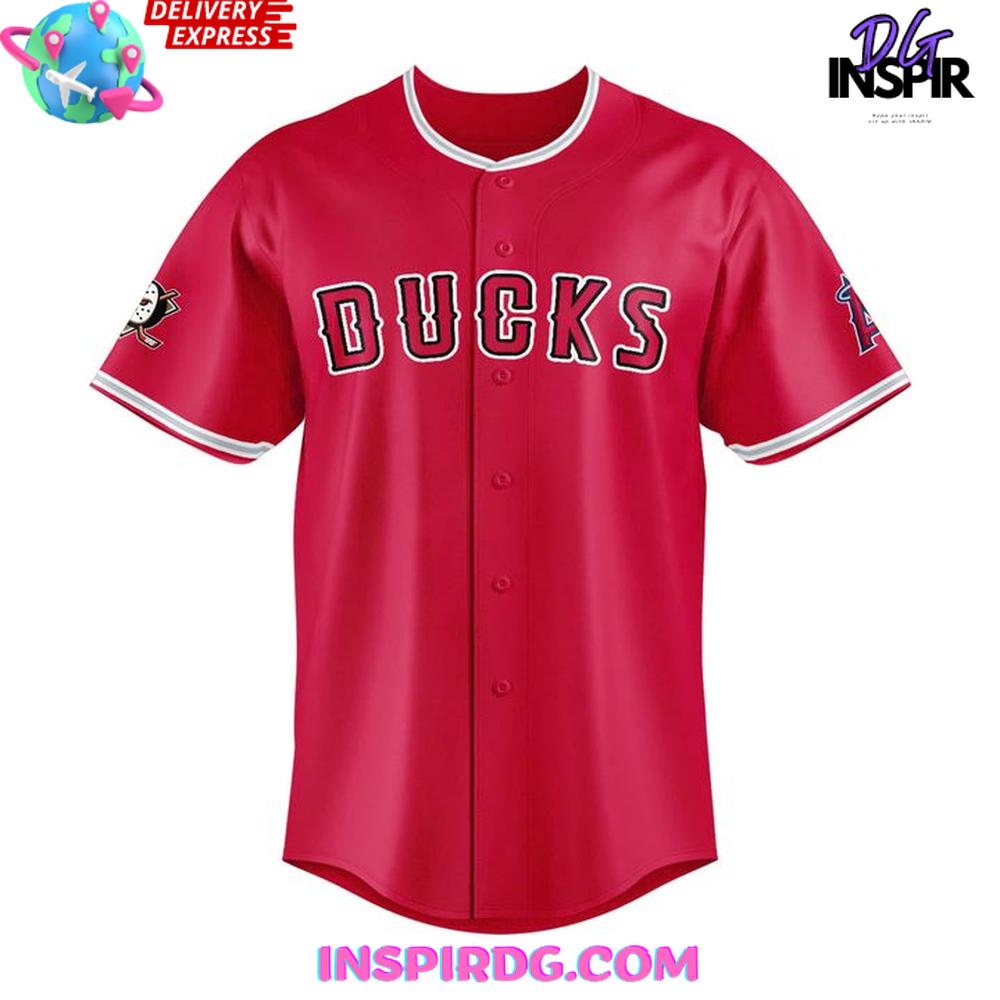 Los Angeles Angels Ducks Night 2025 Baseball Jersey - Image 2