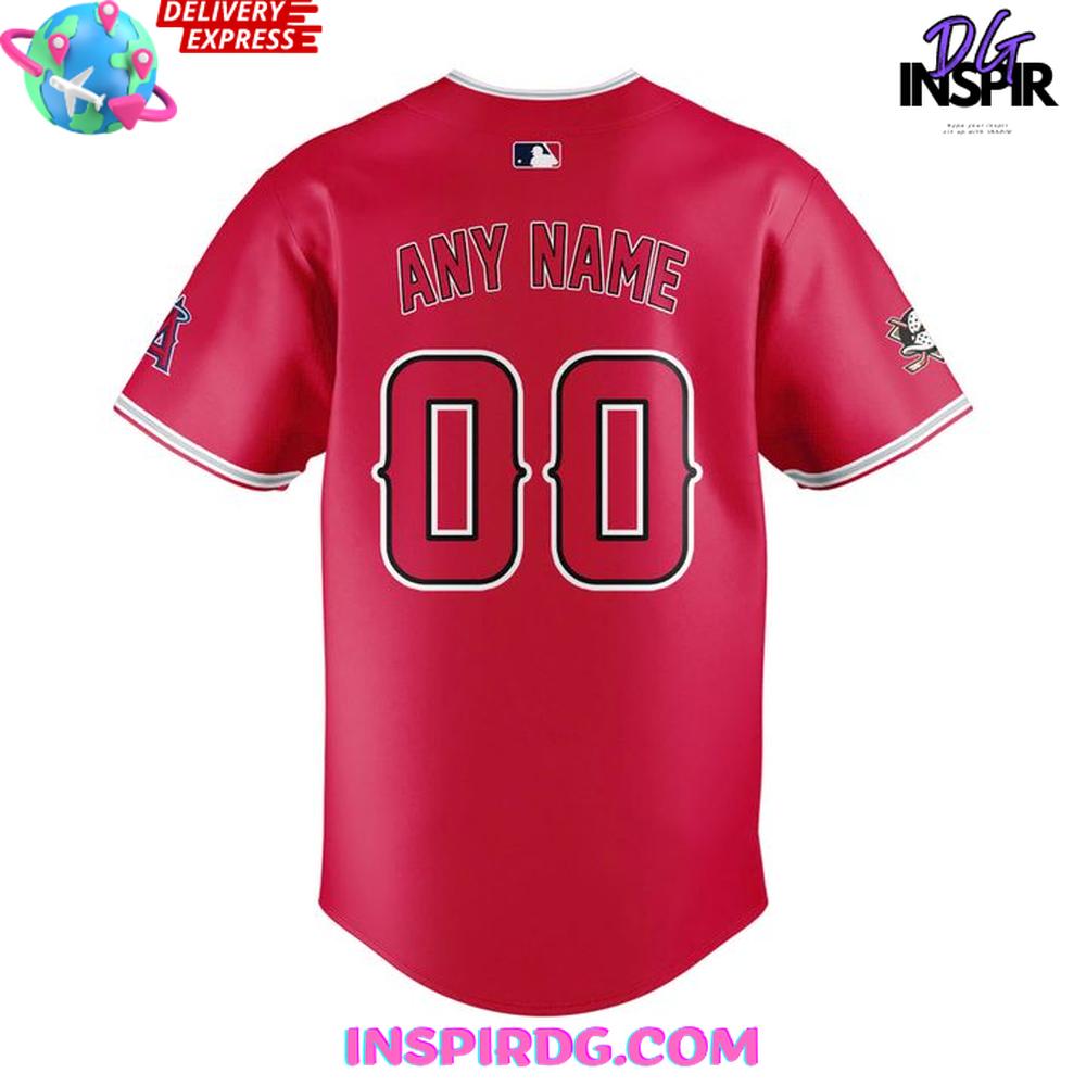 Los Angeles Angels Ducks Night 2025 Baseball Jersey - Image 3