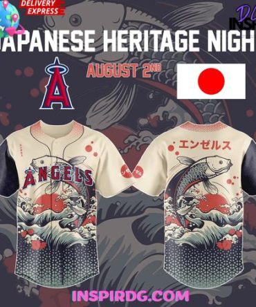 Los Angeles Angels Japanese Heritage Night 2025 Baseball Jersey