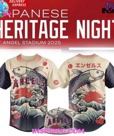 Los Angeles Angels Japanese Heritage Night Baseball Jersey