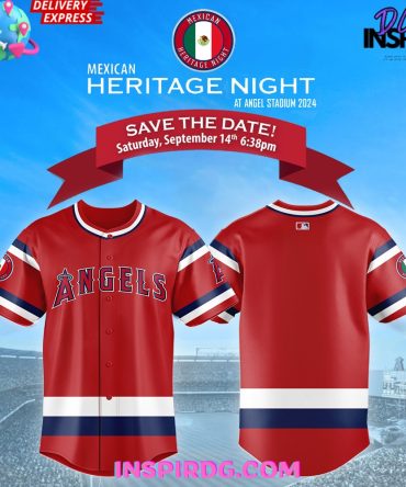 Los Angeles Angels Mexican Heritage Night 2024 Baseball Jersey