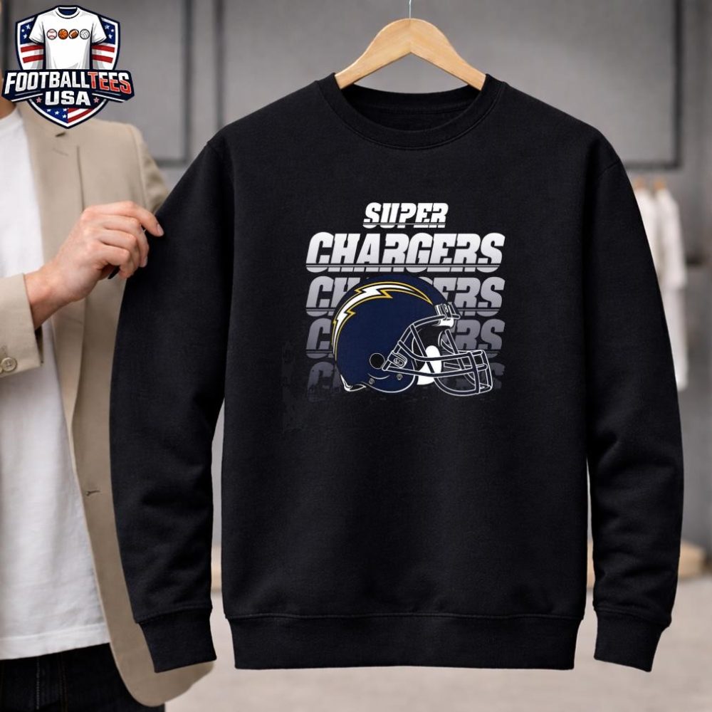 Los Angeles Chargers Super Chargers T-Shirt - Image 2