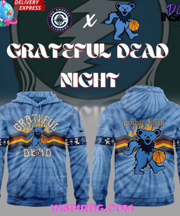 Los Angeles Clippers Grateful Dead Night Edition Hoodie