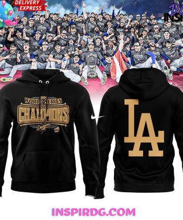 Los Angeles Dodgers 2024 World Series Champions Special Black Hoodie