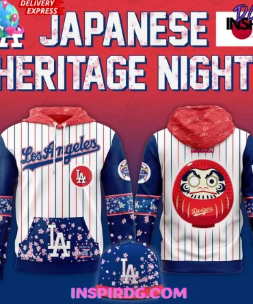 Los Angeles Dodgers 2025 Japanese Heritage Night All Over Print Hoodie