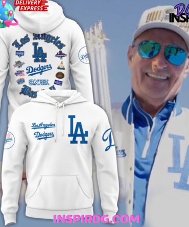 Los Angeles Dodgers 8-Time World Series Champions Special White Hoodie