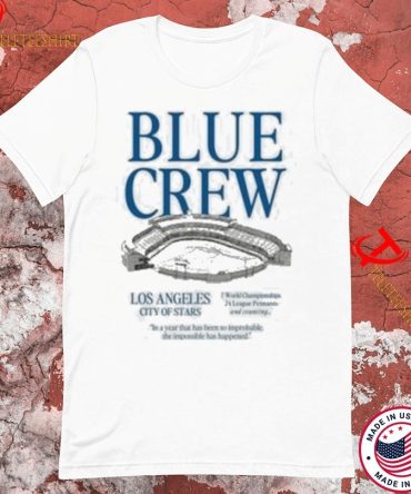 Los Angeles Dodgers Blue Crew City Of Stars Stadium T-Shirts