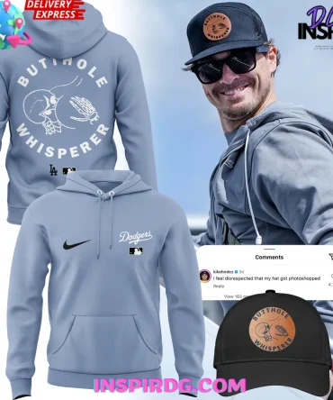 Los Angeles Dodgers Butthole Whisperer Special All Over Print Hoodie