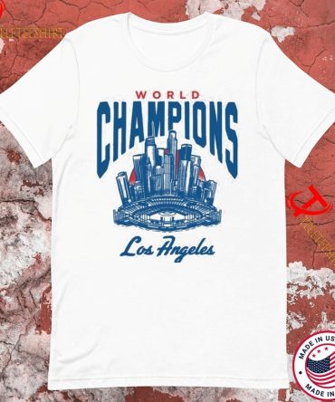Los Angeles Dodgers Champions La Skyline 2025 T-Shirts