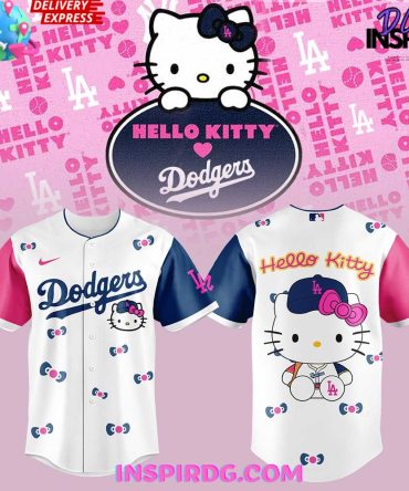 Los Angeles Dodgers X Hello Kitty Night 2025 Baseball Jersey