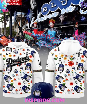 Los Angeles Dodgers Dia De Los 2024 Hoodie