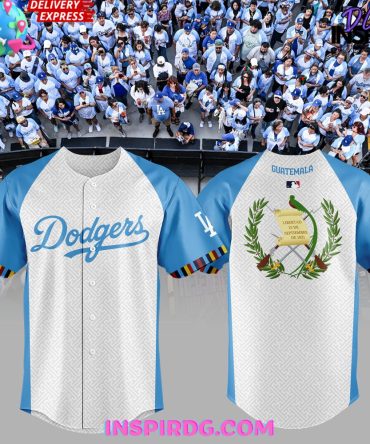 Los Angeles Dodgers Guatemalan Heritage Night 2024 Baseball Jersey