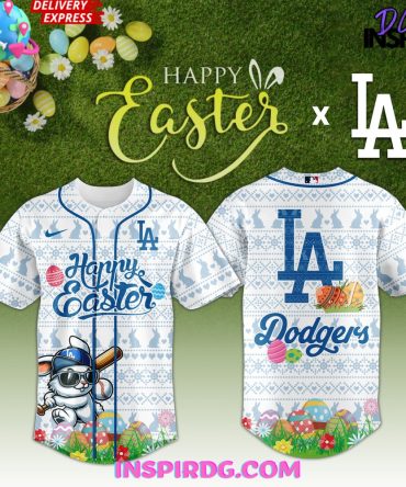 Los Angeles Dodgers Happy Easter 2025 Baseball Jersey