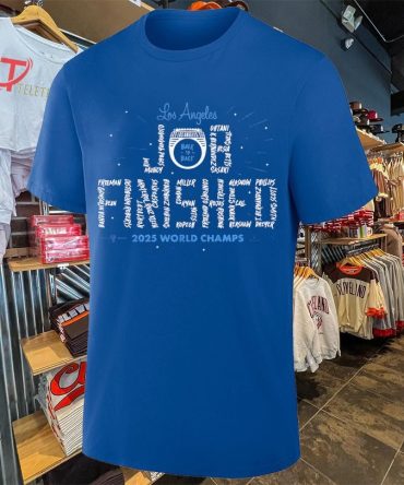 Los Angeles Dodgers Job Finished Back To Back 2025 World Champions T-Shirts
