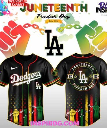 Los Angeles Dodgers Juneteenth Day 2025 Special Jersey