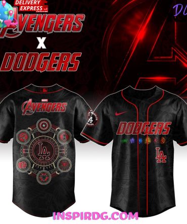 Los Angeles Dodgers Mlb X Marvel Avengers Special Baseball Jersey
