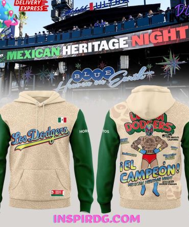 Los Angeles Dodgers Mexican Heritage Night 2025 All Over Print Hoodie, 3D Hoodie