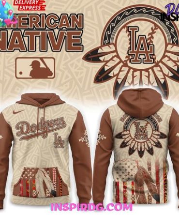 Los Angeles Dodgers Native American Heritage Honor 2025 Edition All Over Print Hoodie