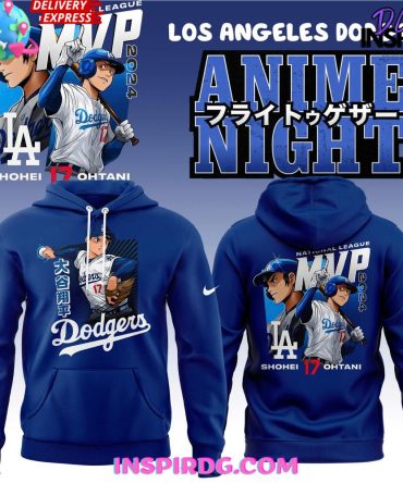 Los Angeles Dodgers Ohtani Mvp Anime Night Special All Over Print Hoodie