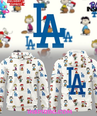 Los Angeles Dodgers Peanuts 75Th Anniversary All Over Print Hoodie, 3D Hoodie