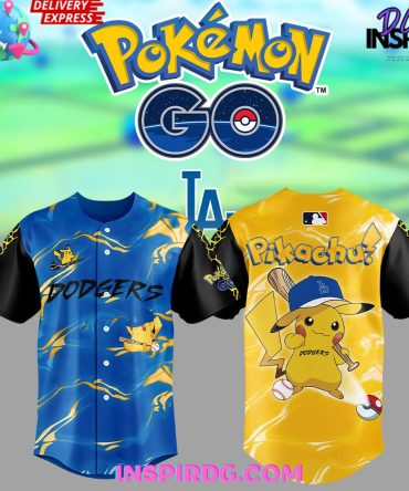 Los Angeles Dodgers Pokémon Go Special Baseball Jersey