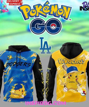 Los Angeles Dodgers Pokémon Go Special All Over Print Hoodie, 3D Hoodie