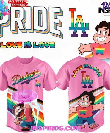 Los Angeles Dodgers X Steven Universe 2025 Pride Jersey