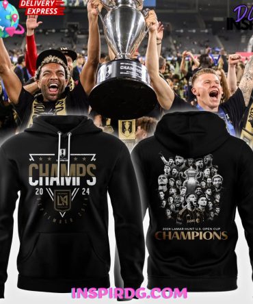 Los Angeles Football Club 2024 Us Open Cup Champions Hoodie