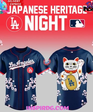 Los Angeles Dodgers Japanese Heritage Night 2025 Baseball Jersey