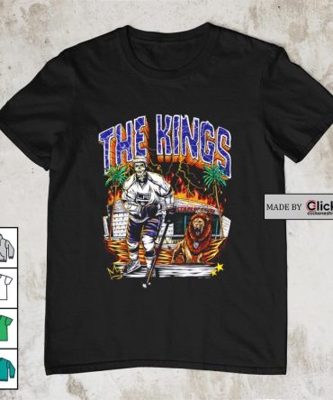 Los Angeles Kings Staples Center Skeleton And Lion Shirt
